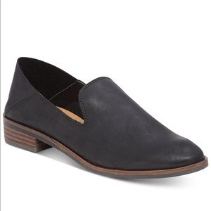 Lucky Brand Black Leather Cahill Flats size 9